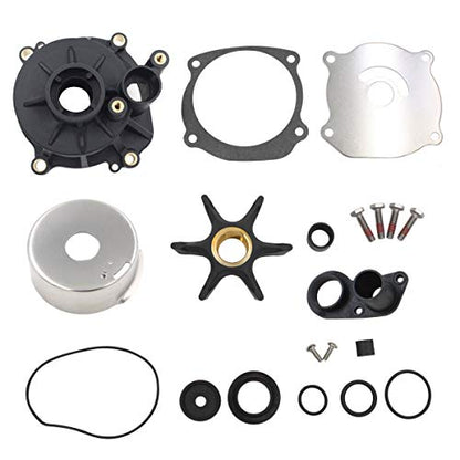 Water Pump Repair Kit Replacement with Housing for Johnson Evinrude V4 V6 V8 85-300HP Outboard Motor Parts 5001594 - size: For 85-300 HP