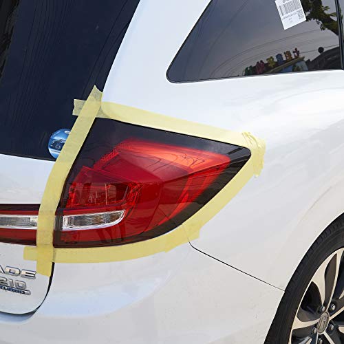 Lichamp 30-Pack Automotive Refinish Masking Tape Yellow 36mm x 55m, Cars Vehicles Auto Body Paint Tape, Automotive Painters Tapes Bulk Set 1.4-inch x 180-foot x 30 Rolls (1800 Total Yards)