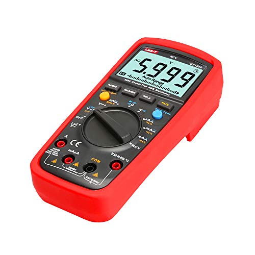 UNI-T True RMS Digital Multimeter UT139E Auto/Manual Range 6000 Counts NCV LPF/LoZ ACV Analog Bar Bandwidth Measures AC DC Voltage AC DC Current Resistance Capacitance Frequency Temperature Duty Cycle - size: UT139E