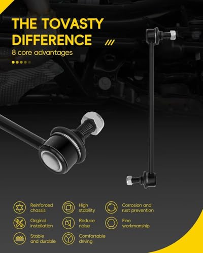 TOVASTY Front Sway Bar Links for 2007-2012 Hyundai Veracruz Santa Fe - color: K750204&K750205