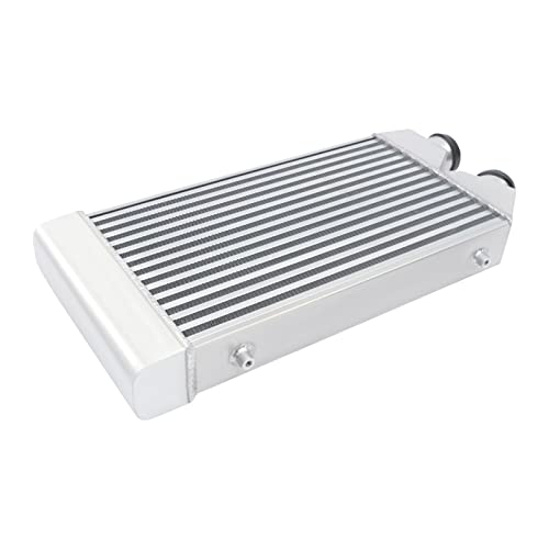 Universal Intercooler Aluminum Intercooler Front Mount Z-036A 2.5" Inlet & Outlet Direct Replacement for All Cars and Trucks (25x11x3" 2.5") - size: 25x11x3" 2.5"