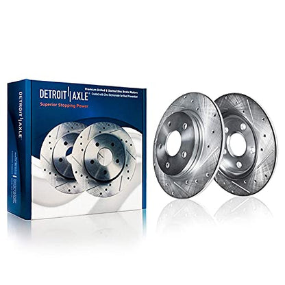 Detroit Axle - Brake Kit for 2017-2018 Hyundai Santa Fe - size: 10PR42525/kit