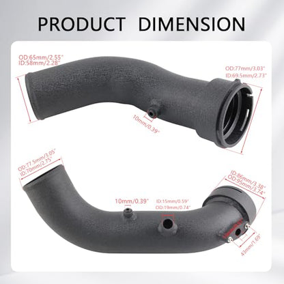 Intake Turbo Charge Pipe for 2012-2016 BMW N55 M235i M135i