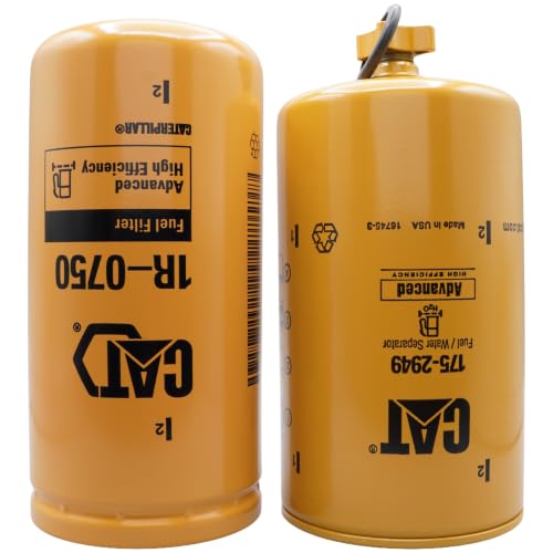CAT 175-2949 & 1R-0750 Fuel Filter & Water Separator Kit – Fits FASS Lift Pumps – Diesel Engine Replacement Filters