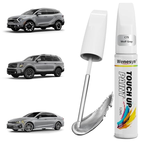 C7S Wolf Gray Touch Up Paint Compatible with Kia - color: C7S/US6 Wolf Gray