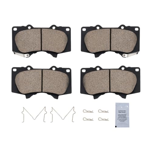 HUSCH Brake Kit Ceramic Brake Pads and Brake Rotors Fit for Toyota 4Runner - size: 31327+D976