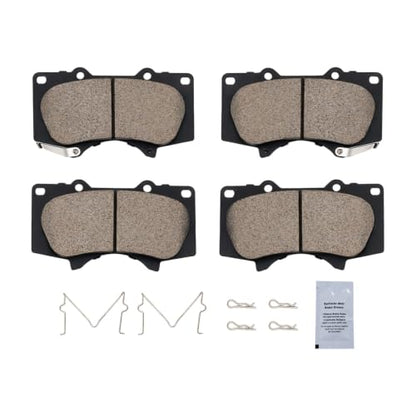 HUSCH Brake Kit Ceramic Brake Pads and Brake Rotors Fit for Toyota 4Runner - size: 31327+D976