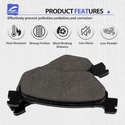3D8-25806-00-00 Brake Pads for YAMAHA XVS950 V-Star 950 Tour 2009-2014