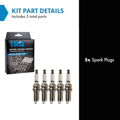 TRQ Iridium Spark Plugs Engine Tune Up Ignition Kit 5 Piece Set - style: SPA02165