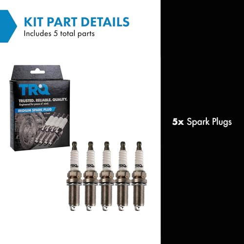 TRQ Iridium Spark Plugs Engine Tune Up Ignition Kit 5 Piece Set - style: SPA02175