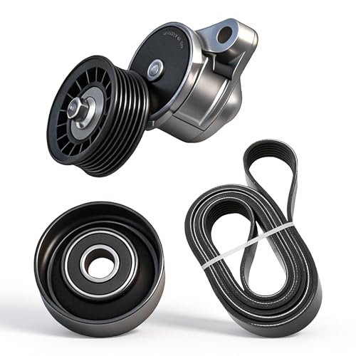 Accessory Drive Belt Tensioner and Idler Pulley Kit For Chevrolet Corvette - size: 90K-38194