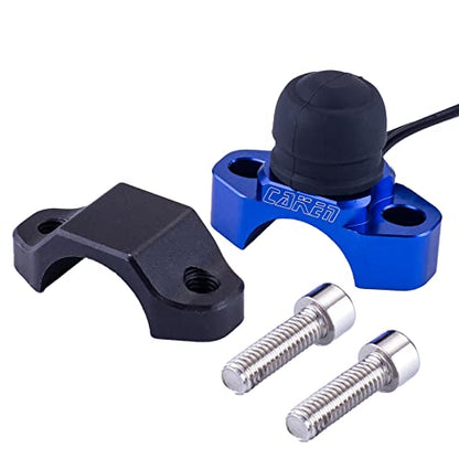 Motorcycle ATV Water Proof Engine Start Stop Kill Switch Button - color: Blue