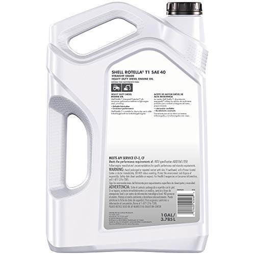 ROTELLA 550045381-3PK T1 40 1 Gal. 3pk. Cf/CF-2 Motor Diesel Oil, 1 Gallon, 3 Pack - size: 1 Gallon, Pack of 3, style: New Packaging