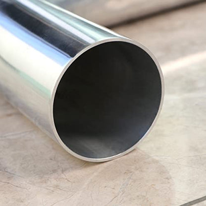 1.5" (38mm) OD Straight Aluminum Pipe Intercooler Pipe Air Intake Tube, Length 12" (305mm), Aluminum Alloy Tube High polished (Straight, OD 1.5" (38mm)) - color: Straight, size: OD 1.5" (38mm)