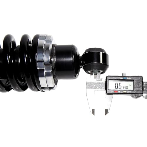 Rear Street Rod Coil Over Shock SET Black Coated Springs (Spring Rate:400) - size: Spring Rate:400