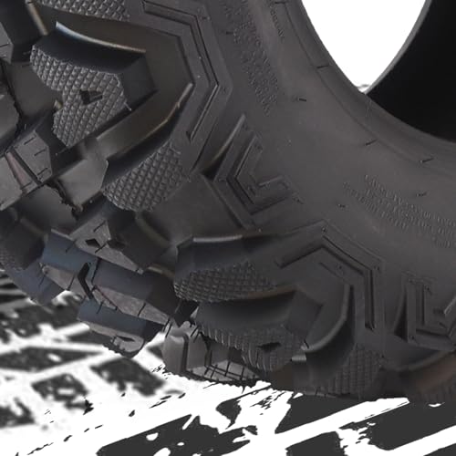 Towallmark Set of 2 26x11x12 ATV UTV Tires, 6PR Durable All Terrain Off-Road Tires, Heavy Duty Replacement Tires for Trail, Mud & Gravel - size: 26x11-12