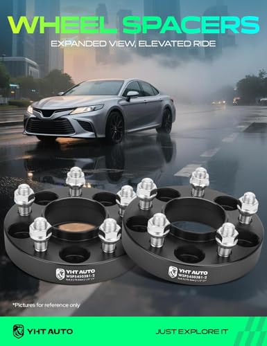 YHTAUTO 5x4.5 Hub Centric Wheel Spacers 1 Inch for Ford, Lincoln - size: 1 Inch Thickness, style: 2 PCS