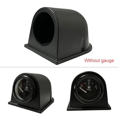 Black Universal 2" 52mm Single 1 Hole Dash Gauge Console Dashboard Pod Holder - size: 1 hole