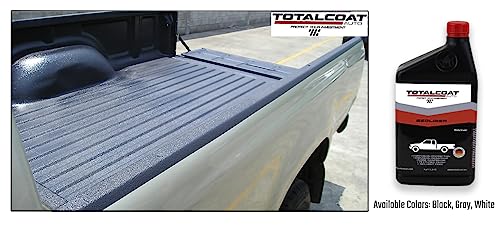 Roll On Truck Bed Liner Paint, Grey Bedliner Kit – 4 Quarts, Roller, Tape