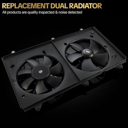 620-225 AC Condenser Cooling Radiator Fan Assembly Fits for 2003 2004 2005 2006 2007 Accord L4 2.4L Gas 620225 630840 - size: Accord L4 2.4L Gas 2003-2007