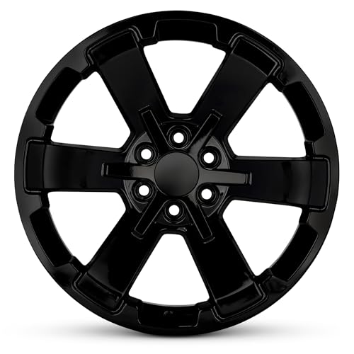 For 1992-2023 GMC Yukon 22 Inch Gloss Black Rim - OE Direct Replacement - Road Ready Car Wheel