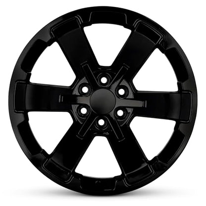 For 1992-2023 GMC Yukon 22 Inch Gloss Black Rim - OE Direct Replacement - Road Ready Car Wheel