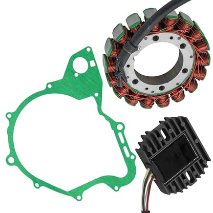 Caltric Stator and Regulator Rectifier with Gasket Compatible With Yamaha V Star 650 Xvs650 Custom 2004-2016