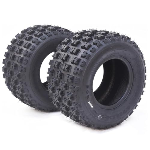 20x11-9 ATV Tires, All Terrain 6PR 20x11x9 ATV UTV Trail Mud Sand Off-Road Tires (Pack of 2, Tubeless) - size: 20x11-9