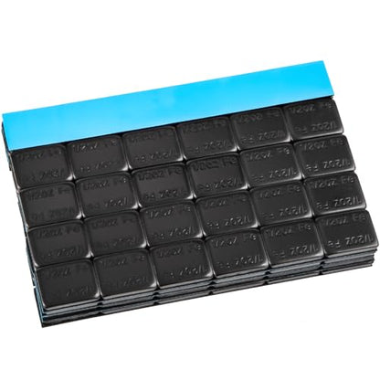 JiiinMiiin 1/2oz, 0.5oz, 126PCS Black Steel Adhesive Stick on Wheel Weights - color: Black, size: 0.5oz - 126PCS