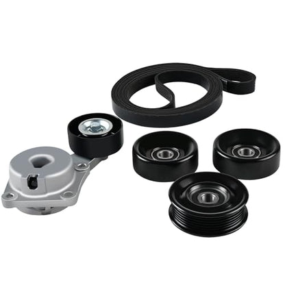 Tecoom Timing Serpentine Belt Drive Component Kit Compatible with Ford F150 F250 F350 Explorer 2005-2010, Expedition 2009-2014, Lobo 09-10, Lincoln Navigator 10-14, Mercury Mountaineer 06-10 90K38274A - size: 90K-38274A