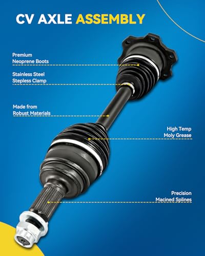 PHILTOP Front Right CV Axle NCV11188 Fits Ford Fusion 2013-2020, 1 PCS Axle Shaft - size: NCV11188