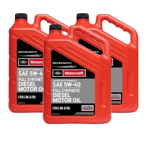 Genuine OEM Full Synthetic Diesel Motor Oil SAE 5W-40-15 Quart