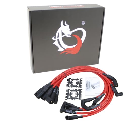 AIP Electronics Dragon Fire Race Series High Performance Ignition Spark Plug Wire Set Compatible with 1996-2000 GM GMC V8 5.7L OEM Fit PWJ104