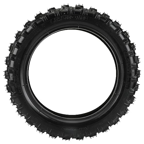 HIAORS 2.5-10" Dirt Bike Tire and Inner Tube Set Compatible with 50cc 70cc 90cc 110cc Razor MX500 MX650 Coolster PW50 TTR50 DRZ70 JR50 Baja DR49 CRF50 XR50 Motovox MVX70 MVX110 Off-Road