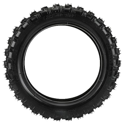 HIAORS 2.5-10" Dirt Bike Tire and Inner Tube Set Compatible with 50cc 70cc 90cc 110cc Razor MX500 MX650 Coolster PW50 TTR50 DRZ70 JR50 Baja DR49 CRF50 XR50 Motovox MVX70 MVX110 Off-Road