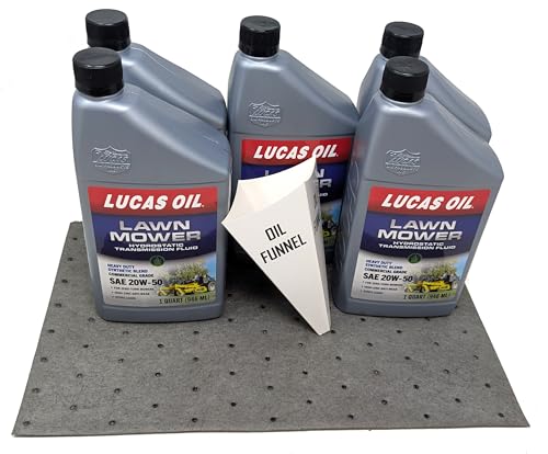 Lucas 5-Quarts SAE 20W-50 Synthetic Blend Hydrostatic Transmission Fluid