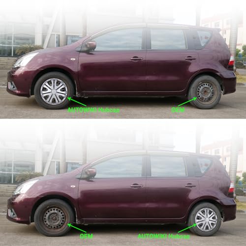 15inch Wheel Guards – (4 Pack) Hubcaps for Car Wheel - color: 5082-Lacquer-15