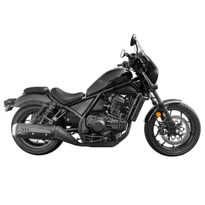 Motorcycle Headlight Fairing Cowl Windscreen for Rebel CMX 1100 2021-2026 - color: Clear+Matte Black