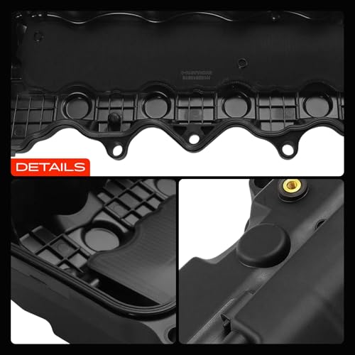 A-Premium Engine Valve Cover, with Gasket, Compatible with Honda Civic 2006-2015, HR-V 2016-2019, L4 1.8L SOHC, Replace # 12310RNAA01, 12310RNA