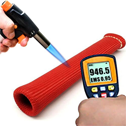 Red Spark Plug Wire Heat Shield Spark Plug Wire Heat Shield Sleeve Spark Plug Boot Protector Boots Wrap for SBC BBC 350 454 8PCS Plug Wire Covers - 2500F High Temp Protection - color: Red