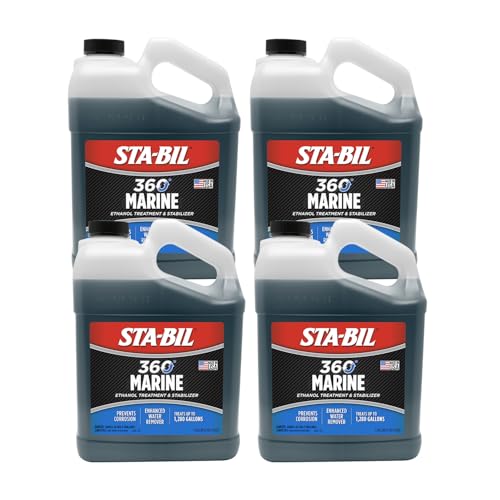 STA-BIL 360 Marine Fuel System Treatment, 1 Gallon 4-Pack - size: 128 Fl Oz (Pack of 4)
