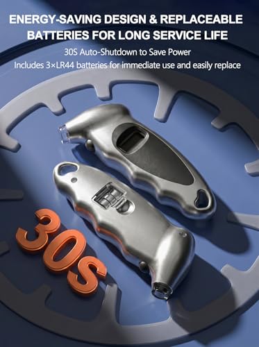 Digital Tire Pressure Gauge 150 PSI with Backlight LCD - color: Silver