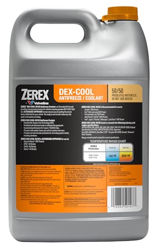 Zerex Dex-Cool 50/50 Ready-to-Use Antifreeze Coolant 1 Gallon