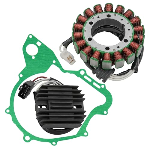 Caltric Stator and Regulator Rectifier with Gasket Compatible With Yamaha V-Star 650 Custom Xvs650 2001-2003