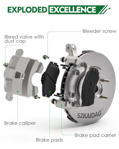 Front Left & Right Disc Brake Caliper Assembly for Civic 1996-2011
