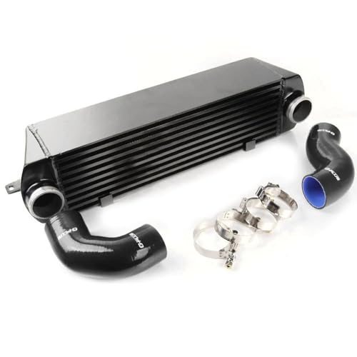 Twin Turbo Intercooler Kit Fit BMW 135 135i 335 335i E90 E92 N54 2007-2010 - color: Black, size: BMW E90 E92 335i 335xi 135i 07-10