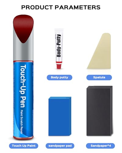 R-569M Radiant Red Metallic Touch Up Paint Kit Compatible with Honda Exact Match Car Scratch Repair Touch Up Paint Kit - color: Radiant Red Metallic(R-569M) compatible with Odyssey-models/Accord/CR-V/Insight/Ridgeline