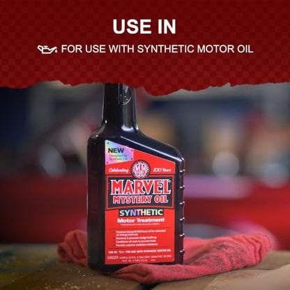 Marvel Mystery Oil Synthetic Motor Treatment, 16 oz. - size: 16 Fl Oz (Synthetic)