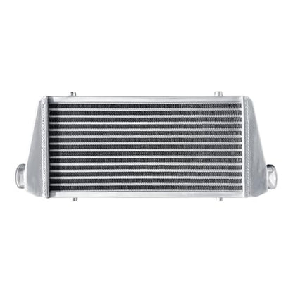 Universal Intercooler 24.5''x10.3''x2.7" Front Mount Intercooler 2.2'' Inlet and Outlet Aluminum Turbo Intercooler Direct Replacement for Any Turbo Charger system - size: 24.5''x10.3''x2.7" 2.2''