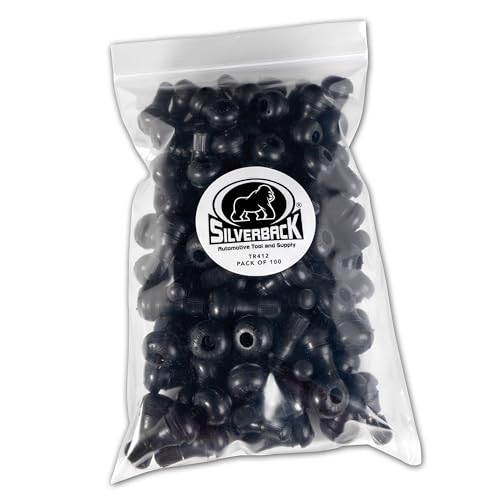 Silverback TR412 Snap-in Tire Valve Stems, Pack of 100 - size: TR412